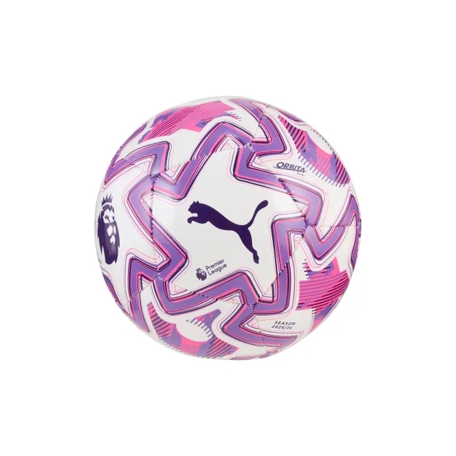 PUMA Orbita Premier League Brilliance Mini Football, White/Multicolor