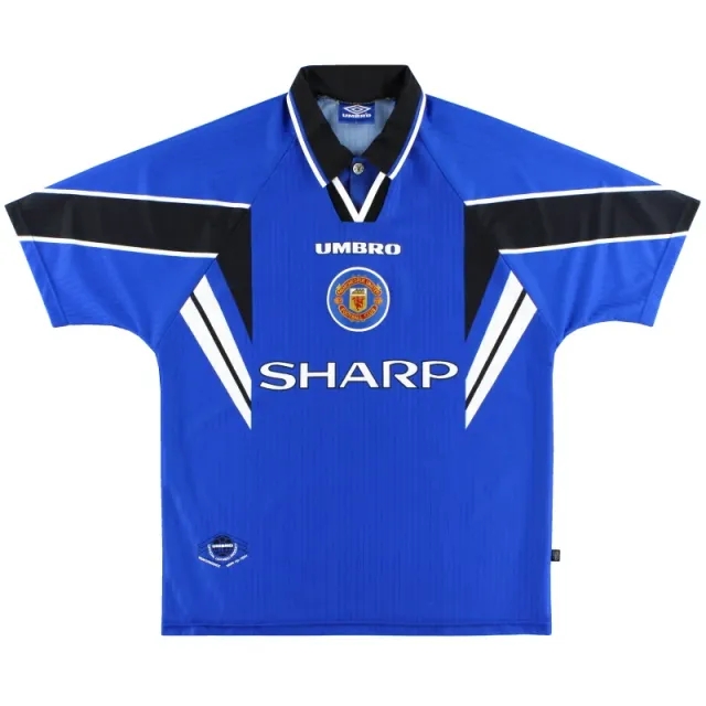 1996-97 Manchester United Umbro Third Shirt *Mint* M - Manchester United / Mint / Medium