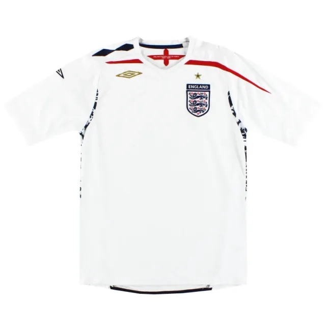 2007-09 England Umbro Home Shirt XXL - England / Very Good / XXL
