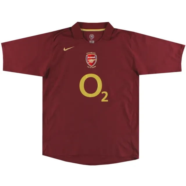 2005-06 Arsenal Nike Commemorative Highbury Home Shirt M - Arsenal / Very good / Medium