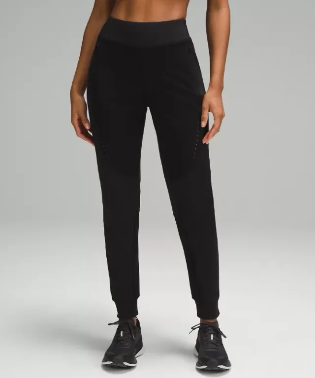lululemon – Women's Cold Weather High-Rise Running Joggers Full Length – Color Black – Size 0