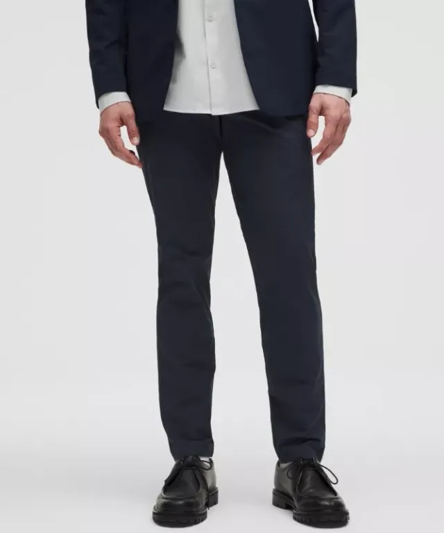 lululemon – Men's ABC Slim-Fit Trousers 32L Stretch Cotton VersaTwill – Color Blue – Size 28