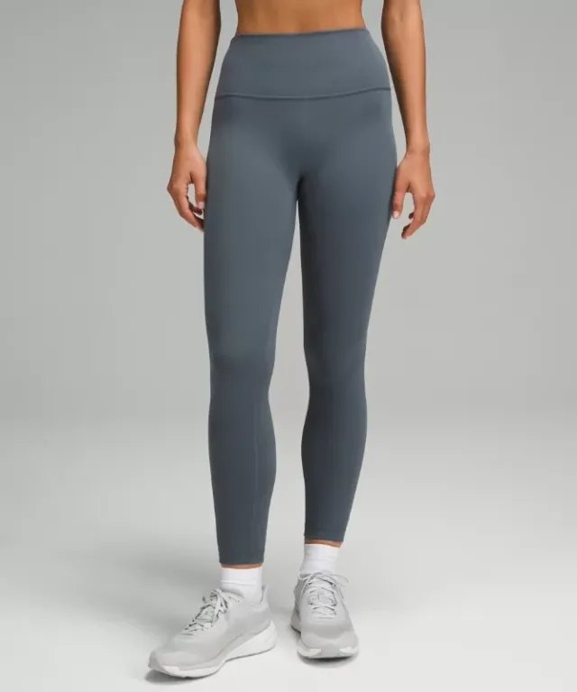 lululemon – Women's Wunder Train High-Rise Tight Leggings – 25" – Color Grey/Blue – Size 0