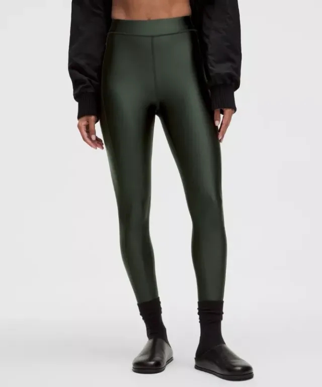 lululemon – Women's Satin Shine High-Rise Tight Leggings – 25" – Color Black – Size 0