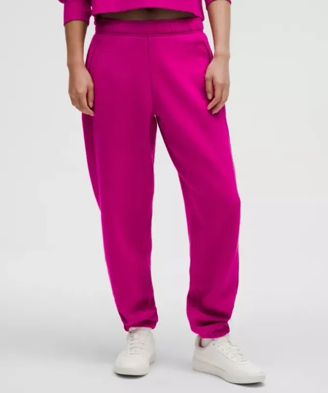 lululemon – Women's Scuba Mid-Rise Oversized Joggers Regular – Color Pink – Size L