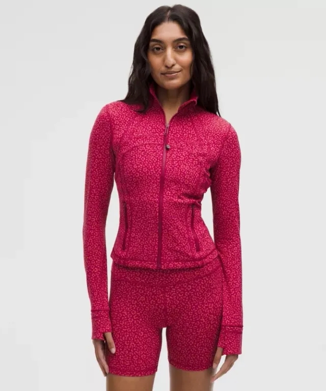 lululemon – Women's Define Cropped Jacket Nulu – Color Red/Pink – Size 0
