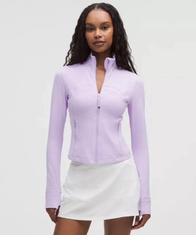 lululemon – Women's Define Cropped Jacket Nulu – Color Purple – Size 0