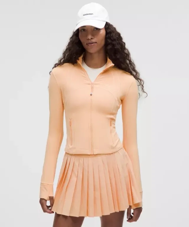 lululemon – Women's Define Cropped Jacket Nulu – Color Orange – Size 0