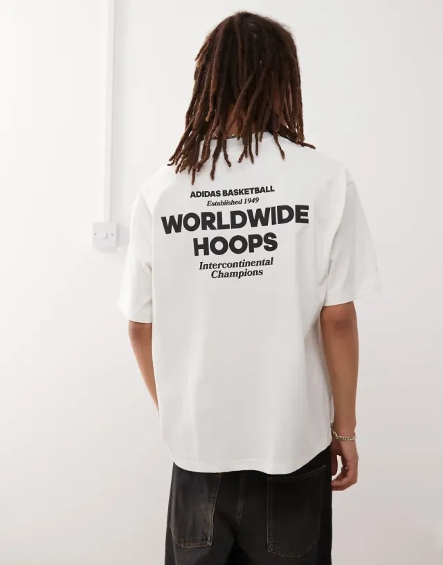 Adidas Originals Worldwide Hoops Gfx Short Sleeve T-shirt