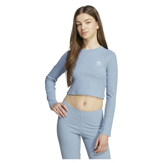Adidas Originals Rib Crop Long Sleeve T-shirt