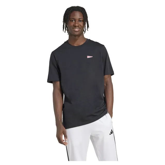 Adidas Pennant Trim Graphic Short Sleeve T-shirt