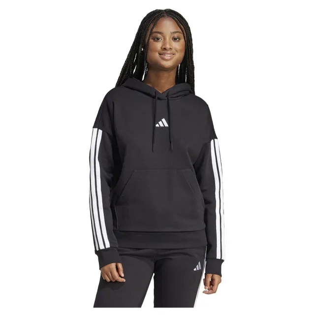 Adidas Essentials 3 Stripes Fleece Hoodie