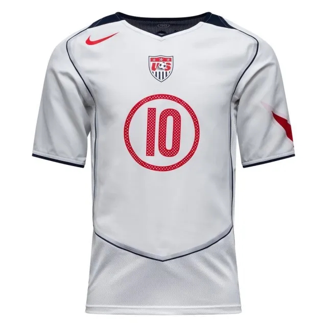 Usa Home Shirt 2004 Reissue - ['White']