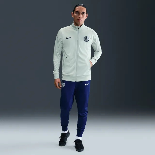 Inter Milan Strike Men's Nike Dri-FIT Football Knit Tracksuit - Grey - Sustainable Materials