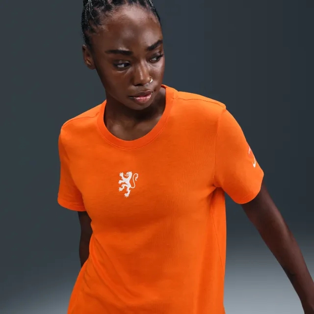 Netherlands Women's Nike Football T-Shirt - Orange