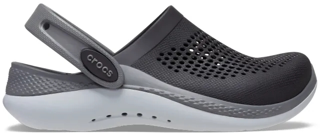 Crocs | Kids | LiteRide 360 K Blk/SGy | Clogs | Black/Slate Grey | C11