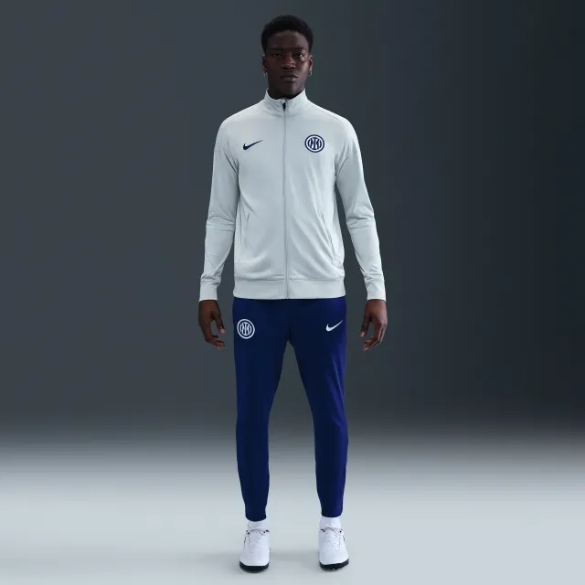 Inter Milan Strike Men's Nike Dri-FIT Football Knit Pants - Blue - Polyester/Elastane