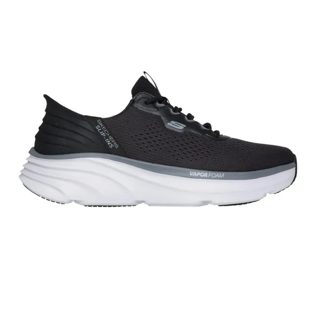 Skechers Men's Slip-ins Relaxed Fit: D'Lux Vapor Sneaker in Black/Charcoal
