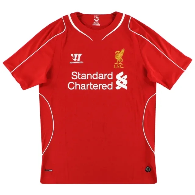 2014-15 Liverpool Warrior Home Shirt S - Liverpool / Excellent / Small