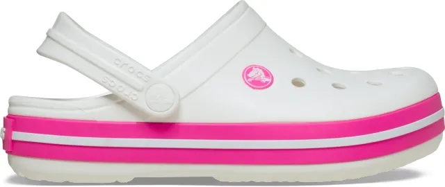 Crocs | Kids | Crocband™ | Clogs | White / Pink Crush | C11