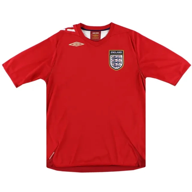 2006-08 England Umbro Away Shirt M - England / Excellent / Medium