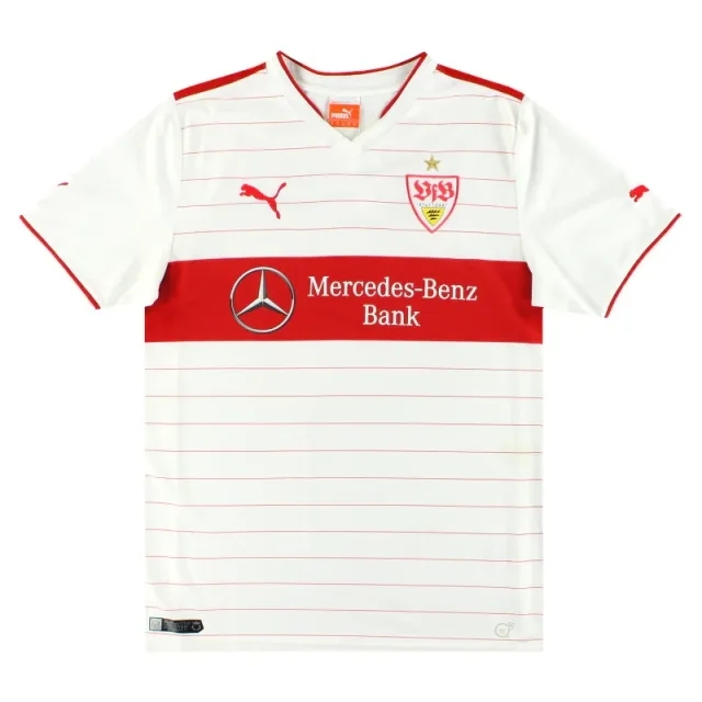 2013-14 Stuttgart Puma Home Shirt M - Other German Clubs / Excellent / Medium