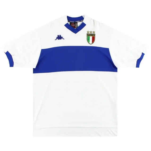 1998-00 Italy Kappa Away Shirt L - Italy / Very good / Large