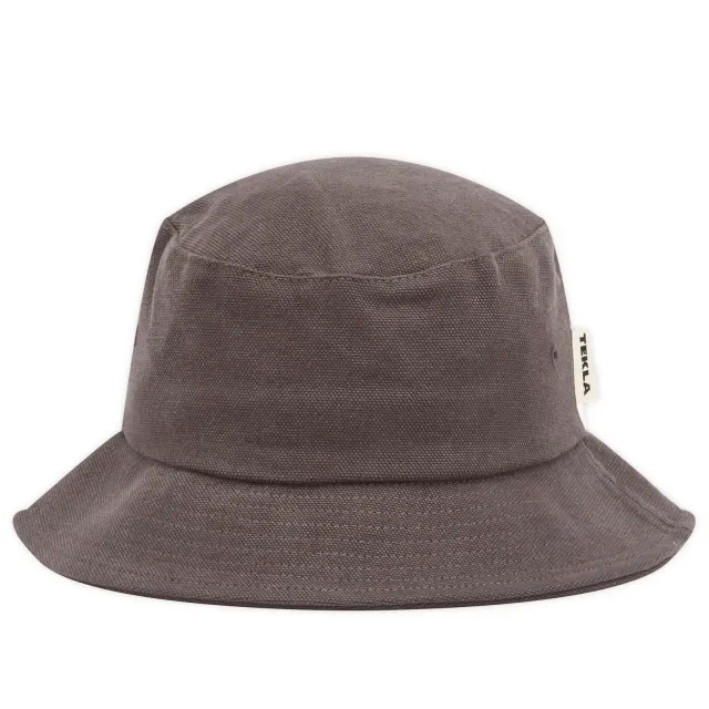 Tekla Fabrics Bucket Hat Black Sand