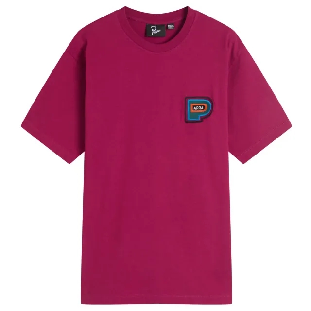 By Parra Men's Repeat Pea T-Shirt Dark Magenta