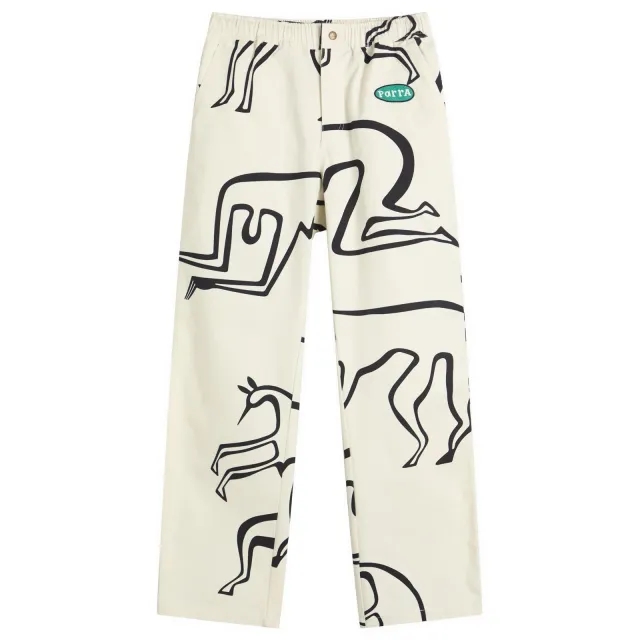 By Parra Men's Yoga Walks Trousers White