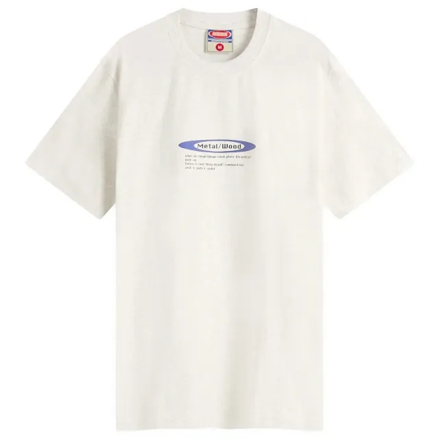 Metalwood Studio Men's Hello World T-Shirt Heather Grey