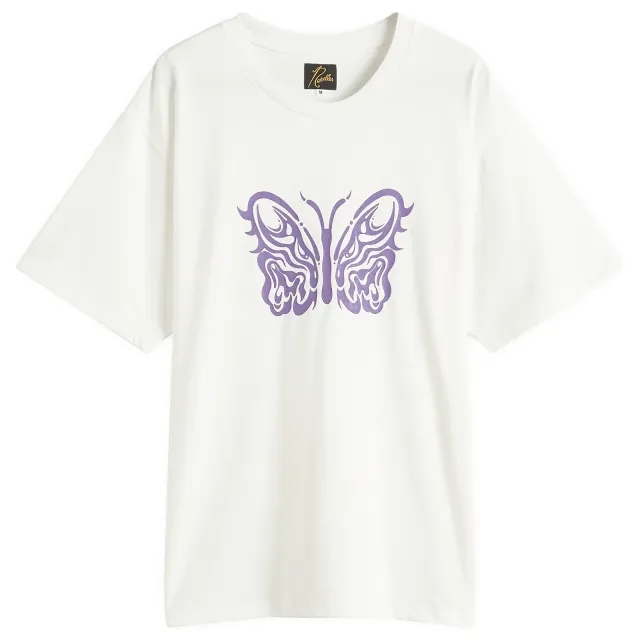 Needles Women's x Kae Tanaka Crew Neck T-Shirt Off White