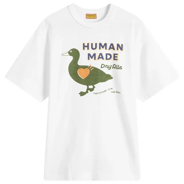 Human Made Men's Duck Dry Alls T-Shirt White