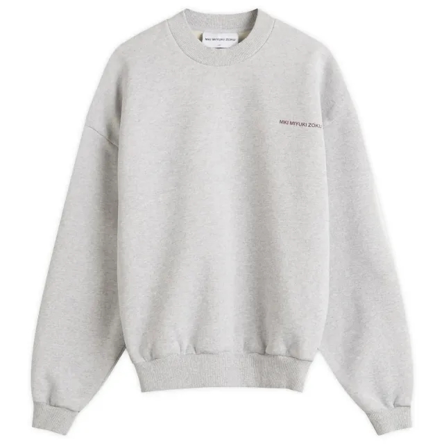 MKI Women's Uniform Crew Neck Sweatshirt Presented by END. Grey/Burgundy