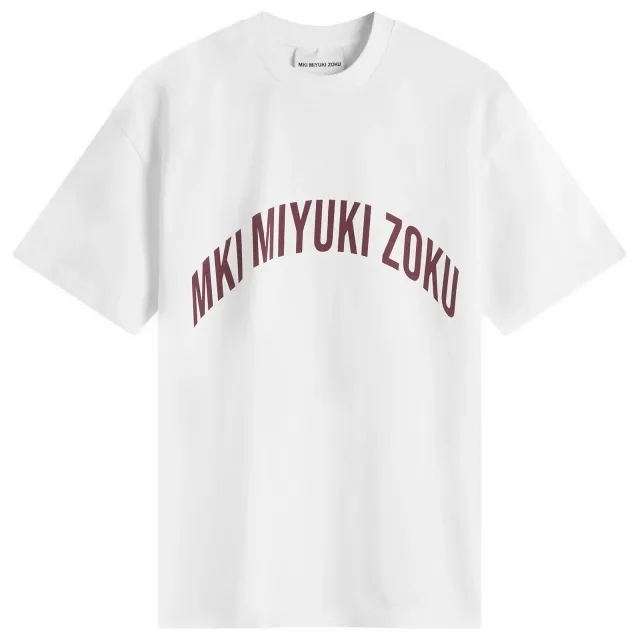 MKI Women's Arch T-Shirt Presented by END. White/Burgundy