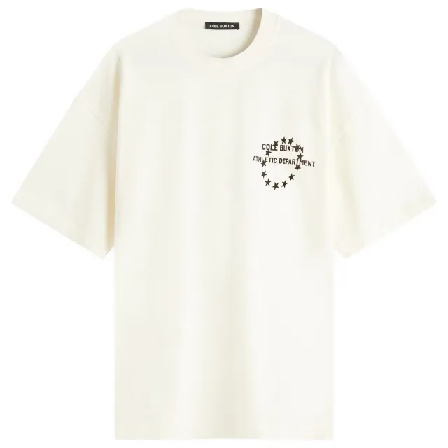 Cole Buxton Men's Athletic Department T-Shirt Vintage White