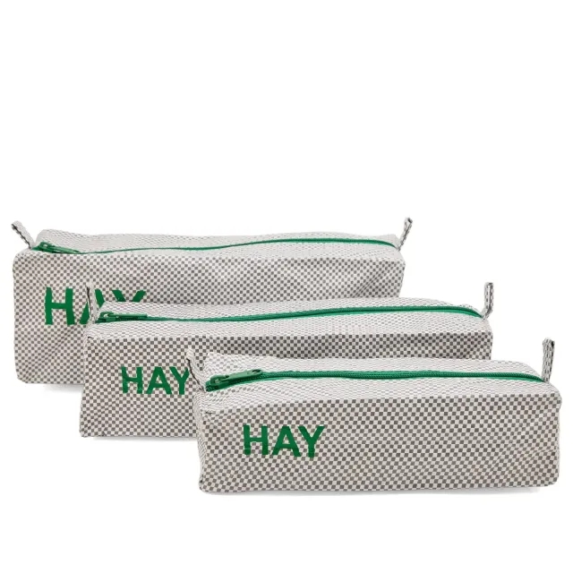 HAY Candy Mono Wash Bag - Box Set of 3 Grey