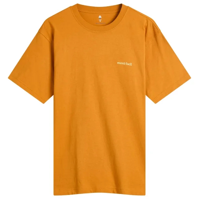 Montbell Men's Summer Clouds T-Shirt Orange