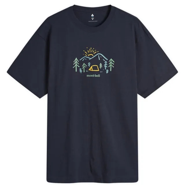 Montbell Men's Morning T-Shirt Navy