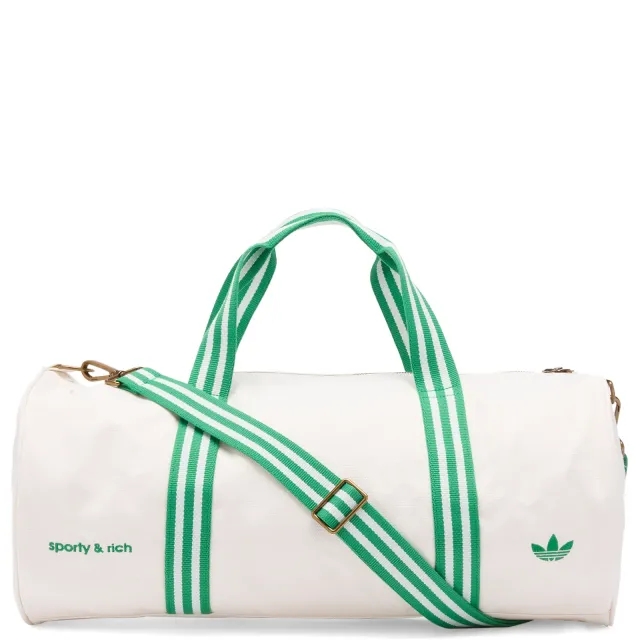 Adidas Women's x Sporty & Rich CANVAS BAG Off White