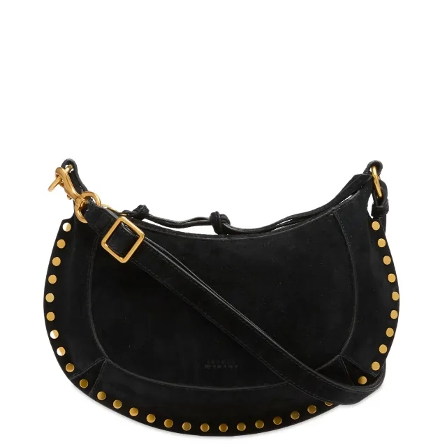 Isabel Marant Women's Oskan Moon Shoulder Bag Black