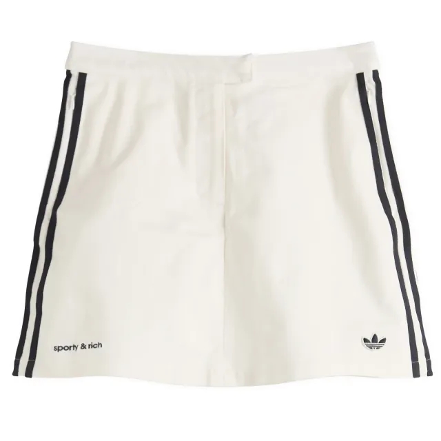 Adidas Women's x Sporty & Rich SKORT Core White/Night Navy