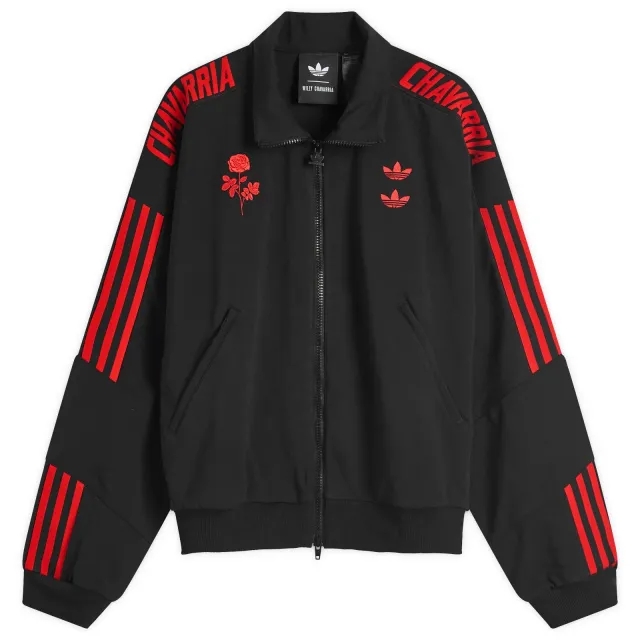 Adidas Men's x Willy Chavarria KNIT TRACKTOP Black