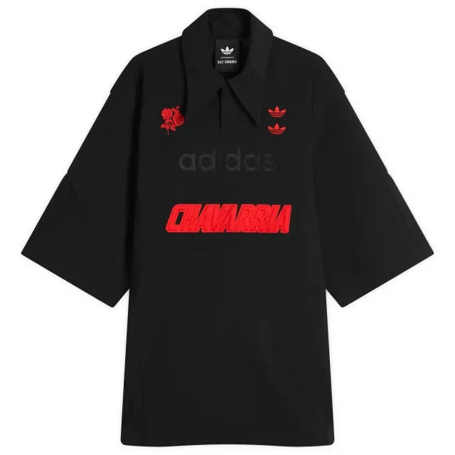 Adidas Men's x Willy Chavarria POLO SHIRT Black