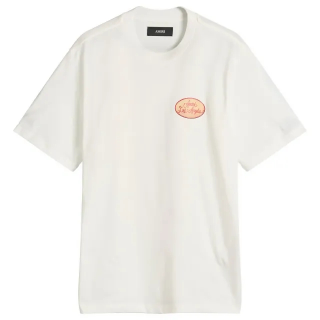 AMIRI Men's Station Patch Tee Ivory