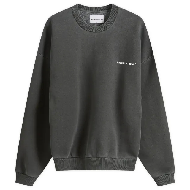 MKI Men's Uniform Crew Sweatshirt Pigment Black