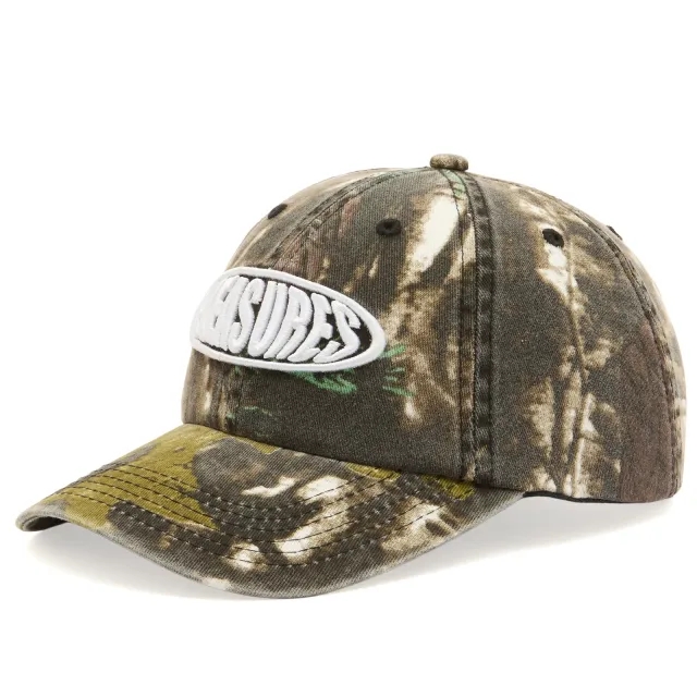 Pleasures Men's Bubble Logo Polo Cap Camo
