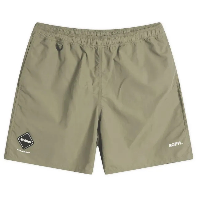 F.C. Real Bristol Men's Supplex Nylon Easy Shorts Khaki