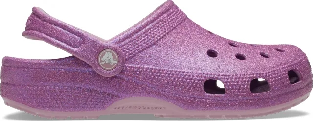 Crocs | Unisex | Classic Iridescent Glitter | Clogs | Hydrangea | W4/M3