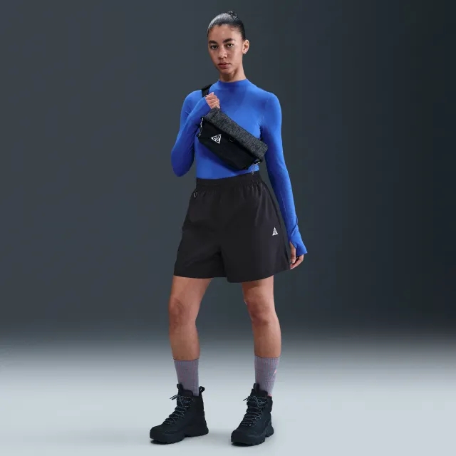 Nike ACG Women's Repel Mid-Rise Ripstop Shorts - Black - Polyester/Nylon